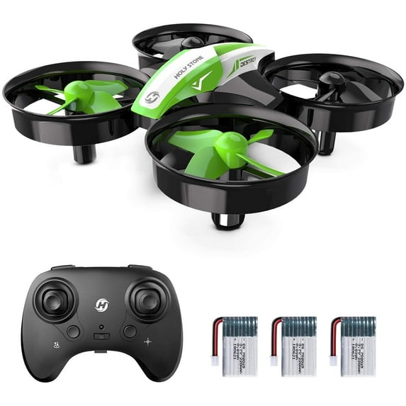 Holy Stone HS210 Mini RC Nano Drone Quadcopter RC Helicopter Plane with Auto Hovering, 3D Flip, Headless Mode for Kids Beginners Xmas Toddler Gift, Green