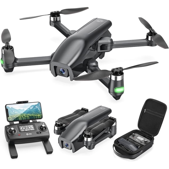 Holy Stone HS710 Drones with Camera for Adults 4K, GPS FPV Foldable 5G Quadcopter for Beginners with Optical Flow Positioning, Auto Return Home, Follow Me, Brushless Motor, Easy to Fly