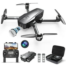 Holy Stone HS720 Foldable GPS Drone with 4K UHD Camera for Adults, Quadcopter with Brushless Motor, Auto Return Home, Follow Me, 2 Batteries 52 Minutes Flight Time, Long Control Range, Carrying Bag