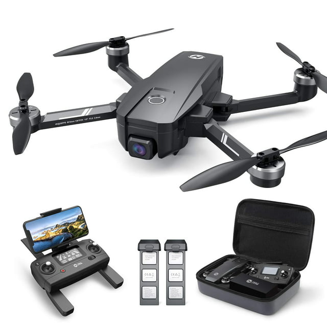 Holy Stone HS720E GPS Drone with 4K EIS UHD Camera, Foldable Drones for Adults Beginner, RC Quadcopter Drone, Brushless Motor, 2 Batteries 46 Flight Time, 5G FPV Transmission