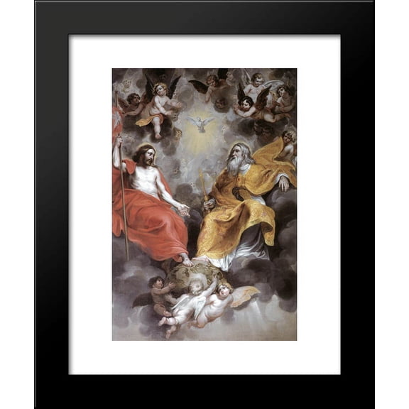 Holy Trinity 20x24 Framed Art Print by Hans Baldung