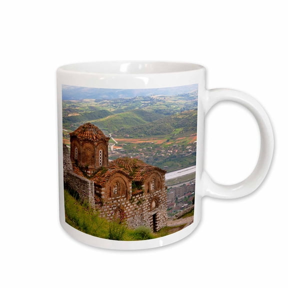 3drose, Holy Trinity Church in Berat Castle, Berat, Unesco Site, Albania, 11oz Mug