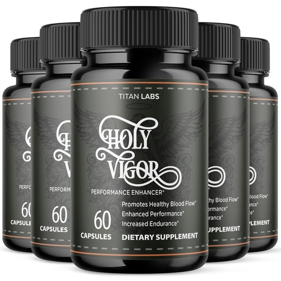 Holy Vigor Advanced Formula Natural Supplement Pills for Max Strength HolyVigor 300 Capsules