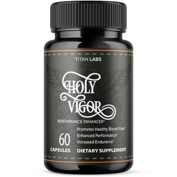 Holy Vigor Advanced Formula Natural Supplement Pills for Max Strength HolyVigor 60 Capsules