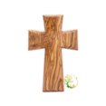 thumbnail image 1 of Holy Wall Cross Made Of Olive Wood | Plain Wooden Cross For Wall | Religious Wall Décor |Perfect Gift For Baptism Communion And Confirmation, 1 of 4