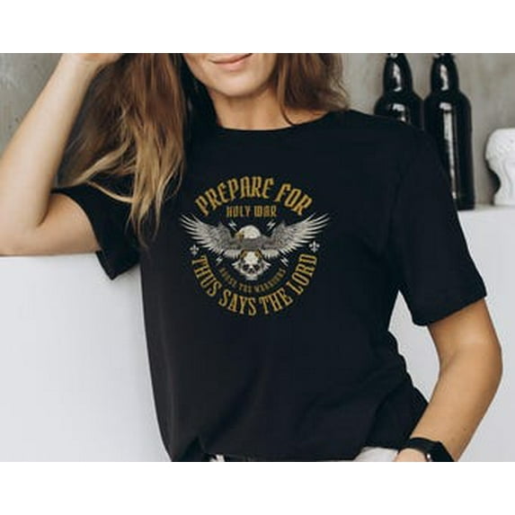 1650~Embroidered HOLY Crewneck T-shirt