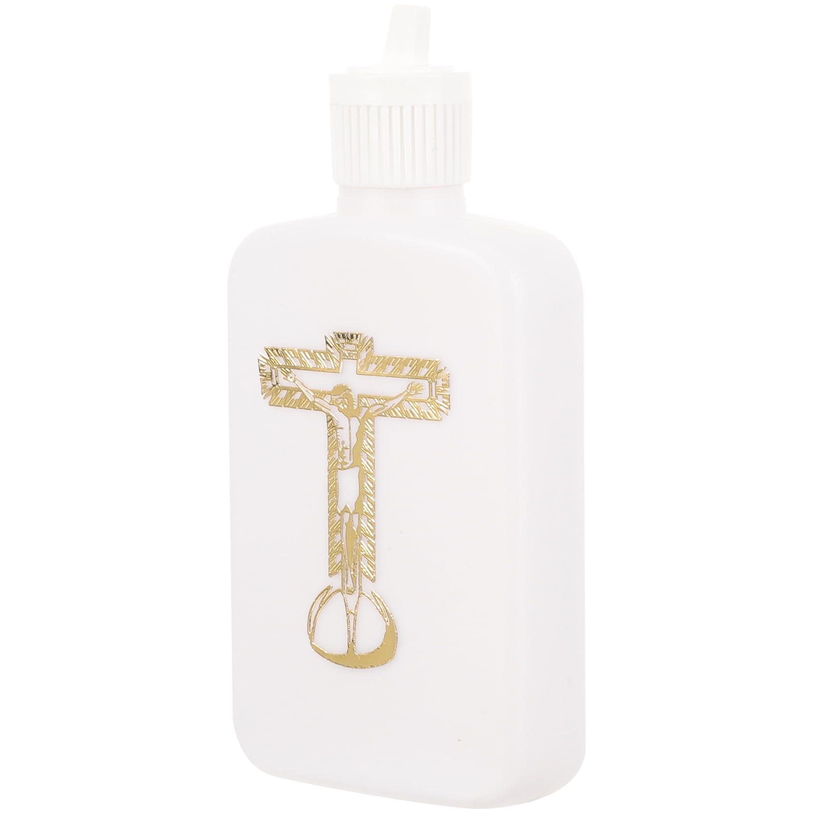 Holy Water Bottle Catholic Empty Bottles Decor The Cross Refillable Container Travel