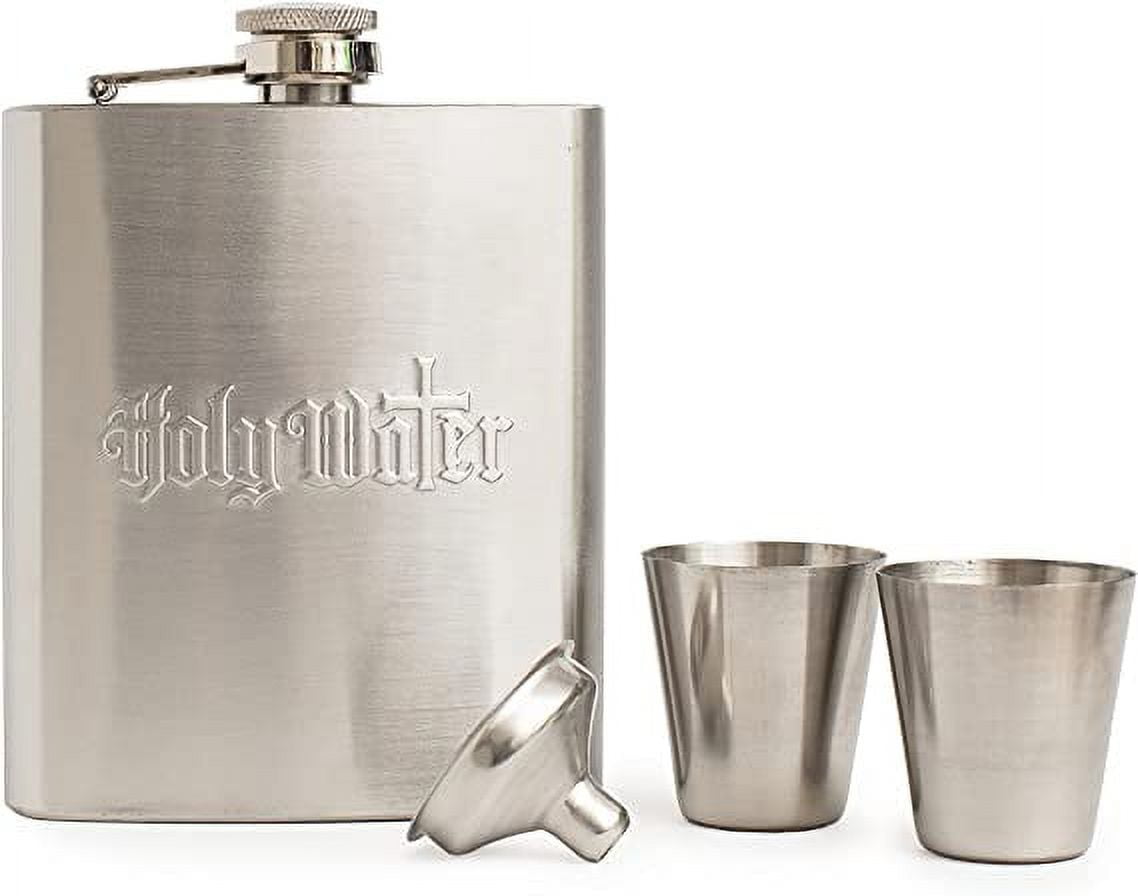 8oz His & Hers - Vampire - Stainless Steel Flask Set of Two 8oz His & Hers - Vampire - Stainless Steel Flask Set of Two
