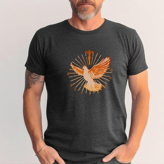 Holy ghost shirt, Holy spirit Graphic tee, Christian shirt, Religious Outfit, Faith shirt, Christian gift, Gift for Church Friends