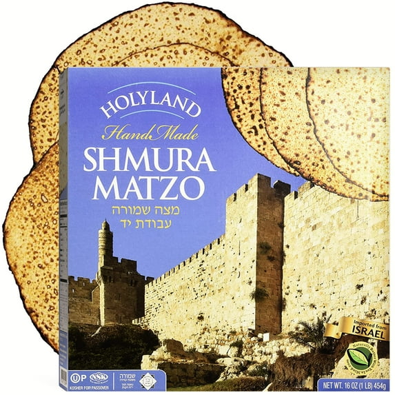Holyland Handmade Shmura Matzo, 1-pounds NSD3