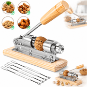 Genreen Nutcrackers for Nuts, Nut Crackers for Pecans, Heavy Duty Nut Cracking Tools, Adjustable Pecan Cracker Sheller, Pecan Nut Cracker Opener Tool for Walnuts Pecans Hazelnuts Almonds Brazil Nuts