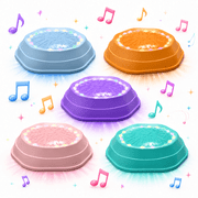 Holyton Light-Up Musical Sensory Balance Stepping Stones for Kids Ages 3-6 5-Pack