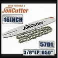 thumbnail image 1 of -- Holz 16 inch 3/8 LP .050 57DL Saw chain and Guide Bar Combo For JonCutter G3800 Chain, 1 of 1