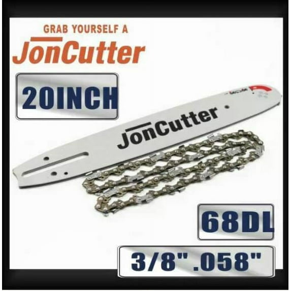 Holz 20 inch 3/8 .058 68DL Saw chain and Guide Bar Combo For JonCutter G5800 Chainsaw