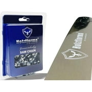 Holzfforma 28 Inch Guide Bar Semi Chisel Ripping Saw Chain .3/8 .063 92 Drive Links Combo For G444 G466 G660 Chainsaw