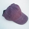 thumbnail image 1 of Holzkary Backless Washed Cotton Ponytail Cap Messy Bun Curly Hair Baseball Caps Women Solid Sunhat Cap Ponytail Washed Sports Sun Visor Running Hats Women Cap Outdoor Sunhat Baseball Cap Men Ponytail, 1 of 2