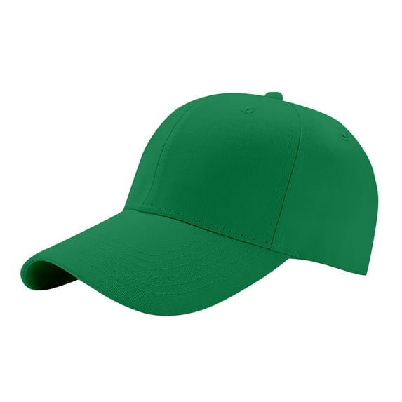 Holzkary Baseball Cap for Men Women - Classic Adjustable Plain Hat Trucker Hat Baseball Casual Summer Summer Outdoors 1Pc Color Solid Women's Cap Sports Men's Hat and Baseball Caps Green One Size