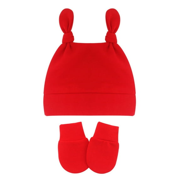 Holzkary Beanie Hat for Kids 2025 Trendy Autumn Winter Soft & Warm Knotted Cap for Boys and Girls - Organic Baby Hats 0-6 Month Old Mittens Infant Toddler Gloves K One Size