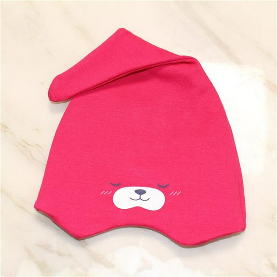 Holzkary Beanie Hat for Kids 2025 Trendy Hats Autumn Winter Soft & Warm Knotted Cap for Boys and Girls - Organic Baby Hats 0-6 Month Old Hot Pink One Size