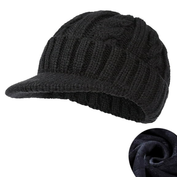 Holzkary Beanie for Men Women Uni Knit Cuffed Plain Winter Beanies Hats Skull Cap Winter Warm Knitted Plain Dyed Colorful Hat Letter Charm Custom Knit Hat for Women Bk2 One Size