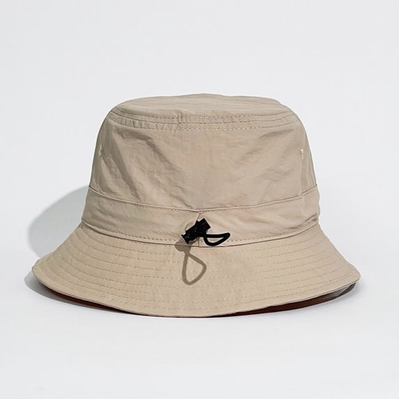 Holzkary Bucket Hat for Women Men Cotton Summer Sun Beach Fishing Cap Mens and Womens Summer Leisure Outdoor Mountaineering Jungle Sun Protection Big Brim Fishermans Hat Sun Hat Hat Khaki One Size