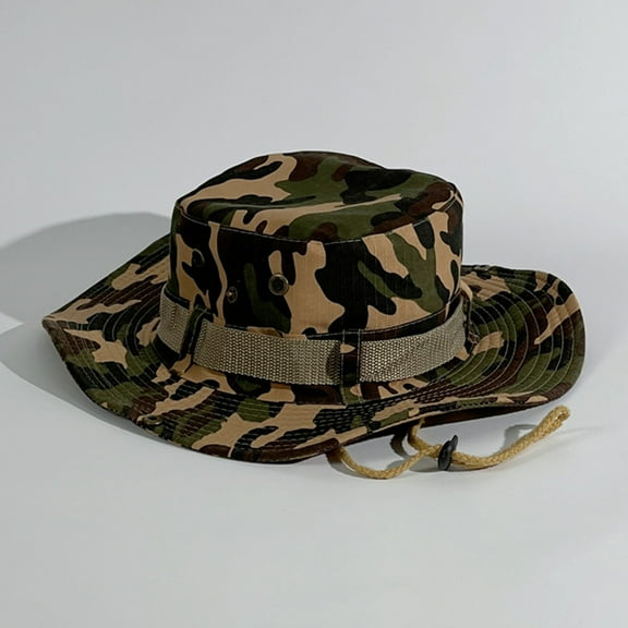 Holzkary Bucket Hat for Women Men Cotton Summer Sun Beach Fishing Cap Mens and Womens Summer Leisure Outdoor Mountaineering Jungle Sun Protection Big Brim Fishermans Hat Sun Hat Hat L One Size