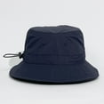thumbnail image 1 of Holzkary Bucket Hat for Women Men Cotton Summer Sun Beach Fishing Cap Mens and Womens Summer Leisure Outdoor Mountaineering Jungle Sun Protection Big Brim Fishermans Hat Sun Hat Hat Blue One Size, 1 of 3