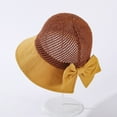 thumbnail image 1 of Holzkary Bucket Hat for Women Men Cotton Summer Sun Beach Fishing Cap Womens Outdoor Solid Sun Hat Casual Elegant Sun Hat Yellow One Size, 1 of 6