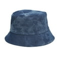 thumbnail image 1 of Holzkary Bucket Hats for Woman Men 2025 Trendy Uni Adult Women Men Vintage Denim Fisherman Hat Sunscreen Outdoors Cap B One Size, 1 of 1