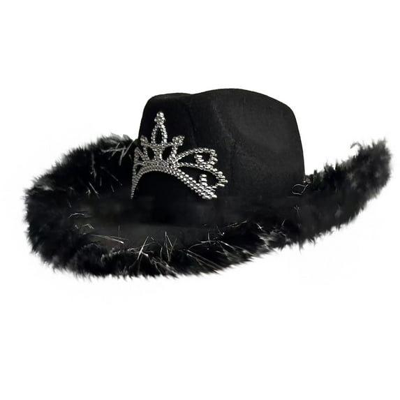 Holzkary Fedora Hat Wide Brim Summer Beach Sun Cap Panama Hat for Men Women Women's Western Cowboy Hat Scarf Mardi Two Piece Set Black One Size