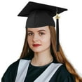 thumbnail image 1 of Holzkary Hat for Women Men 2025 Trendy Tassel Black Graduation Cap Tassel for Graduation Cap 2024 for High School Bachelor Master Uni Adult Grad Cap Graduation Cap Decorations Kit Black One Size, 1 of 7