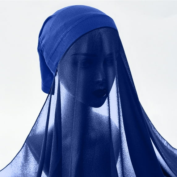 Holzkary Hat for Women Men 2025 Trendy Women's Soft Chiffon Long Scarf Shawl Fashion Muslim Hijab Wrap Hijab F One Size