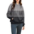 thumbnail image 1 of Holzkary Hoodies for Women 2025 Women's Autumn Winter Hoodie Sweatshirt Tops Long Sleeved Comfortable Pullover Sweatshirts Casual Comfy Tops Trendy Fall Outfits Winter Clothes 2025 Grey M, 1 of 8
