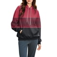 thumbnail image 1 of Holzkary Hoodies for Women 2025 Women's Autumn Winter Hoodie Sweatshirt Tops Long Sleeved Comfortable Pullover Sweatshirts Casual Comfy Tops Trendy Fall Outfits Winter Clothes 2025 Red Xl, 1 of 8