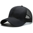 thumbnail image 1 of Holzkary Lightweight Mesh Back Baseball Cap Snapback Trucker Hats,Adjustable Baseball Caps for Men Women Running Cap Unstructured Hat Classics Retro Trucker Cap Trucker Cap with Adjustable Snapback U, 1 of 8