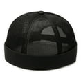 thumbnail image 1 of Holzkary Men's Summer Mesh Brimless Docker Beanie Caps Fashion Outdoor Hip-Hop Sailor Stylish Skull Caps Men Solid Cap Mesh Quick Drying Adjustable Breathable Sport, 1 of 3