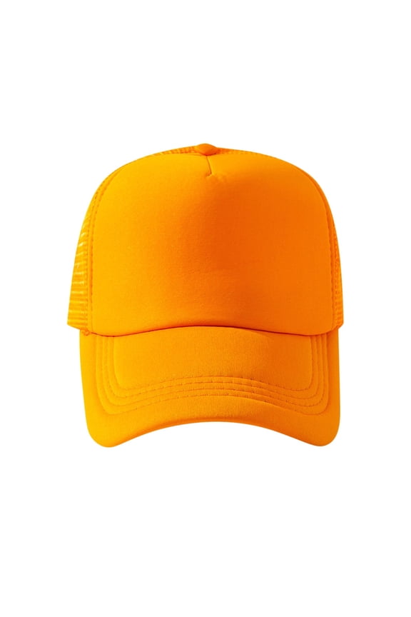 Mesh Back Baseball Cap High Crown Foam Trucker Hat 5 Panel Snapback Plain Gym Hat Skateboard Surf Hat Fashion Women Men Sport Gradient Breathable Beach Cap Hat Sun Hat