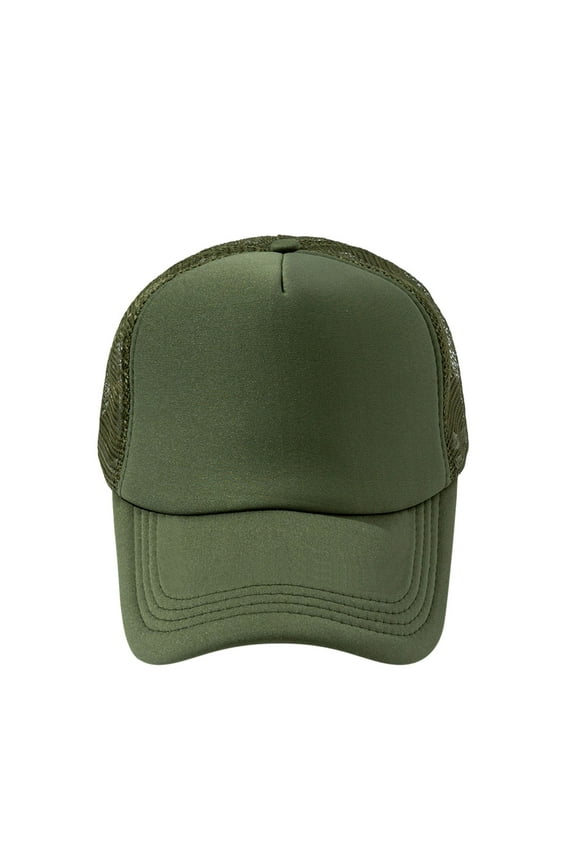 Mesh Back Baseball Cap High Crown Foam Trucker Hat 5 Panel Snapback Plain Gym Hat Skateboard Surf Hat Fashion Women Men Sport Gradient Breathable Beach Cap Hat Sun Hat