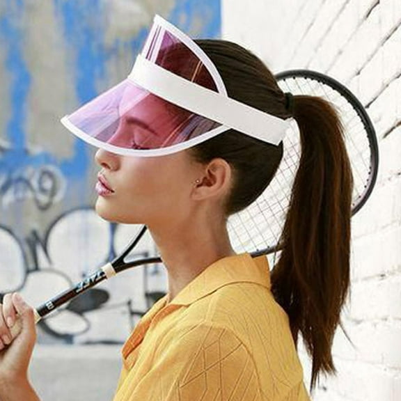 Holzkary Sun Visor Hats for Womens Uv Upf 50  Wide Brim Beach Hat Foldable Visor for Womens Uni Summer Outdoors Baseball Cap Snapback Leaf Camouflage Adjustable Hat Pink One Size