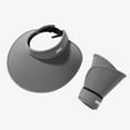 thumbnail image 1 of Holzkary Sun Visor Hats for Womens Uv Upf 50+ Wide Brim Beach Hat Foldable Visor for Womens Womens Outdoor Sun Hat Solid Color Cool Casual Elegant Adjustable Sun Hat Grey One Size, 1 of 4