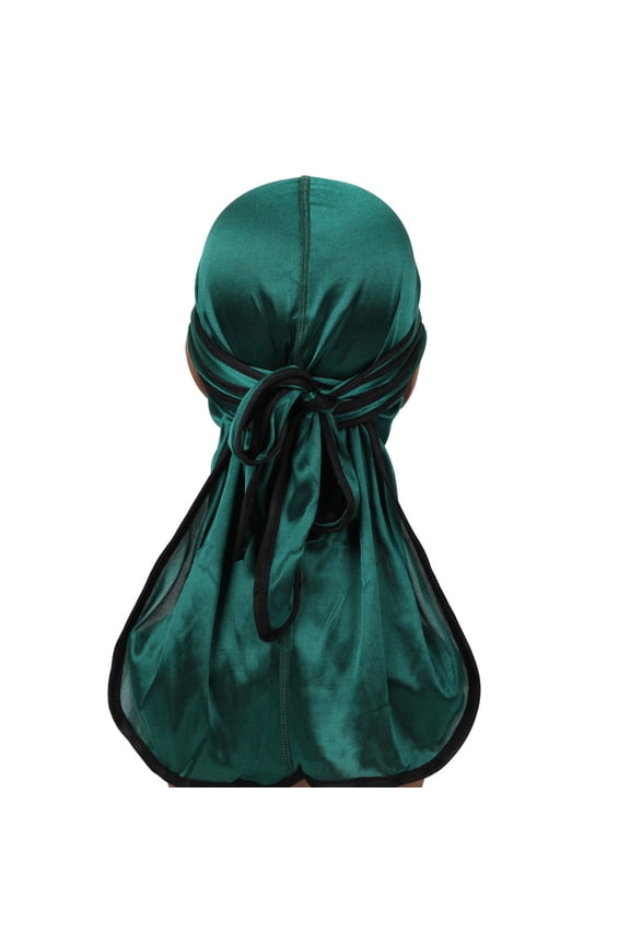 Turbans for Women Head Wraps for Black Women Stretch 2025 Trendy Fashion Sold Silk Scarf Head Cap India Chiffon Muslim Hat Fold Chemo Cap Army Green One Size