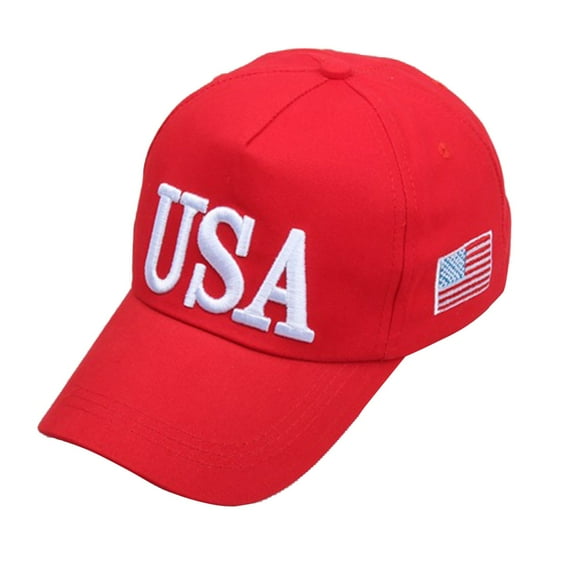 Holzkary Usa Flag Baseball Cap American Patriotic Trucker Hat Father Dad Mother Mom Adjustable Sportswear Hat for Men Women Adults Male Female Neutral Summer America Flag Baseball Caps Corduroy Hat V