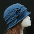 thumbnail image 1 of Holzkary Fascinators Hat Women Hat Elegant Hat Headwear for Wedding Cocktail Wedding Guest Fascinator with Bow with Feather Flower Mesh Feathers Headwear Vintage Lace Headwear, 1 of 2