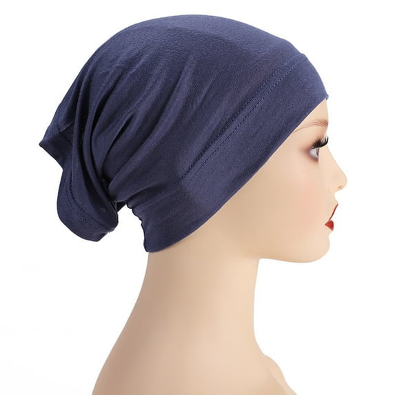 Holzkary Winter Hats for Men Women Beanie Warm Cuffed Soft Knit Outdoor Skull Cap Slip On Pre Tied Head Scarves Women Headwear Turban Caps Head Wrap Headscarf for Women Girls Cap Q One Size