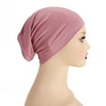thumbnail image 1 of Holzkary Winter Hats for Men Women Beanie Warm Cuffed Soft Knit Outdoor Skull Cap Slip On Pre Tied Head Scarves Women Headwear Turban Caps Head Wrap Headscarf for Women Girls Cap I One Size, 1 of 4