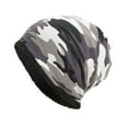 thumbnail image 1 of Holzkary Winter Hats for Men Women Beanie Warm Cuffed Soft Knit Outdoor Skull Cap Women Men Warm Baggy Camouflage Crochet Winter Wool Ski Beanie Skull Caps Hat White One Size, 1 of 7
