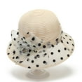 thumbnail image 1 of Holzkary Women's Organza Kentucky Derby Hat Fascinators Bucket Bowler Hat for Tea Party Bridal Wedding Church Dress Hat Sun Cap Wedding Bucket Hat Womens Holiday Hat Sun Summer Sun Beach Visor Hat, 1 of 3