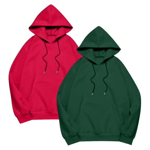 Holzkary Womens Oversized Hoodies Loose Hooded Sweatshirts Casual Comfy Tops Fall Fashion Outfits 2025 Cute Clothes with Pockets Solid Color Autumn Winter Long Sleeved Sweatshirt Dark Grey M