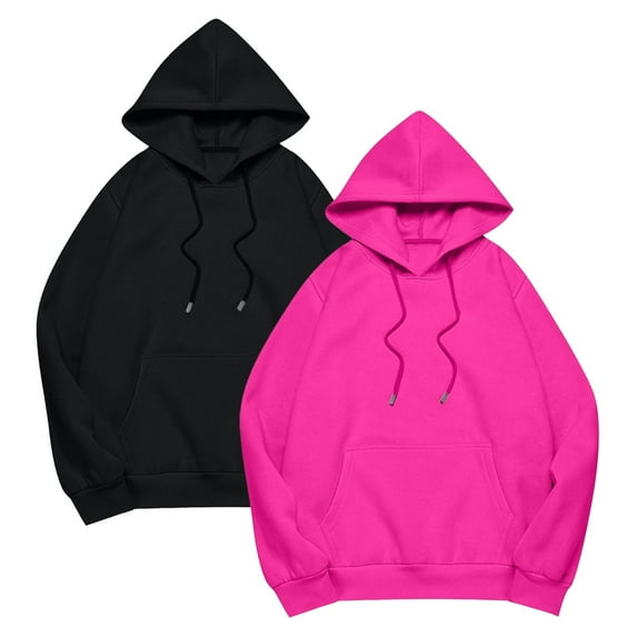 Holzkary Womens Oversized Hoodies Loose Hooded Sweatshirts Casual Comfy Tops Fall Fashion Outfits 2025 Cute Clothes with Pockets Solid Color Autumn Winter Long Sleeved Sweatshirt Grey 3Xl