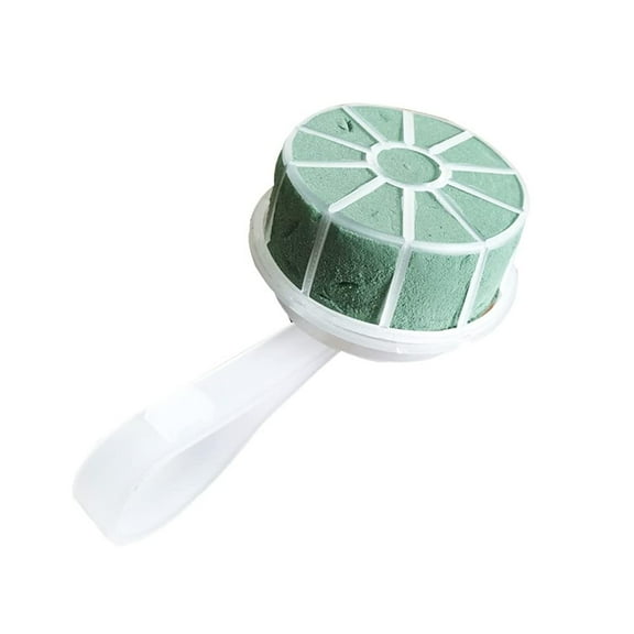 Holzlrgus 1 Piece Bouquet Holder Handle Bouquet Holder Wedding Bouquet Holder Handle Bridal Floral Fresh Artificial Flower Holder Flower Bouquet Holder for Flower Arrangement(White, L)